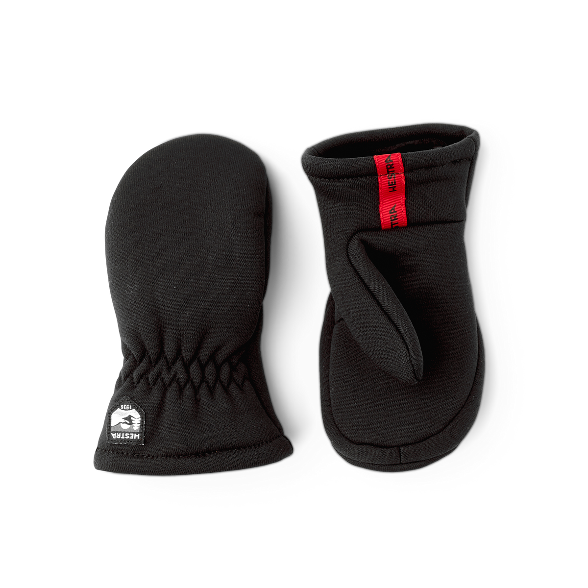 Black fleece mitten