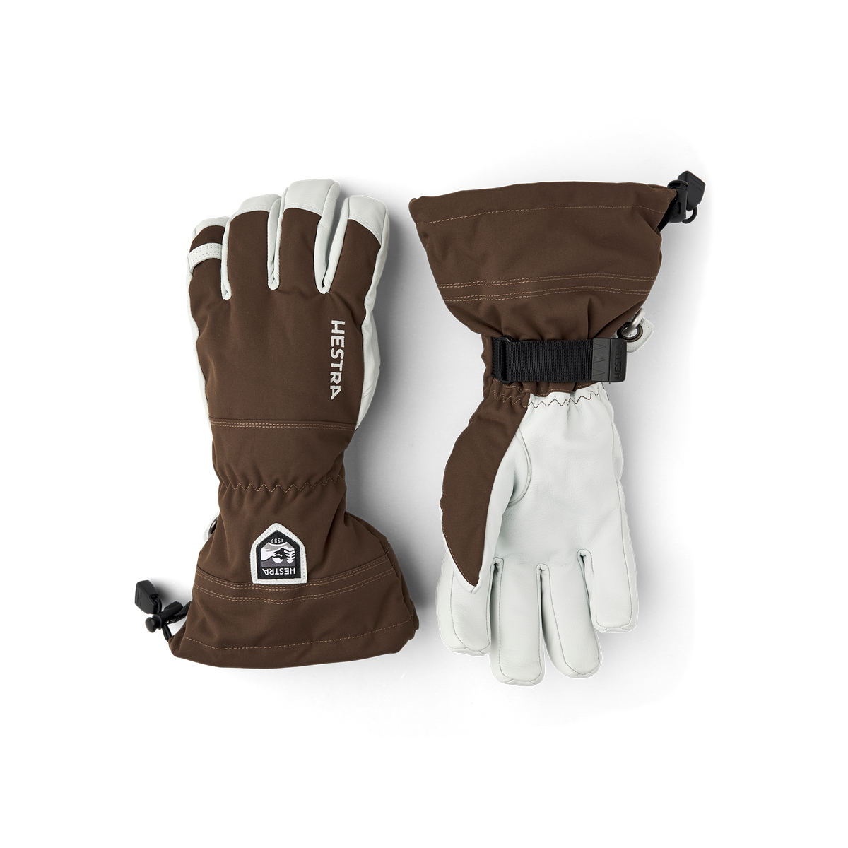 Army Leather Heli Ski - 5 finger
